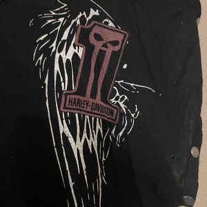 Harley Davison, shirt, motorcycle